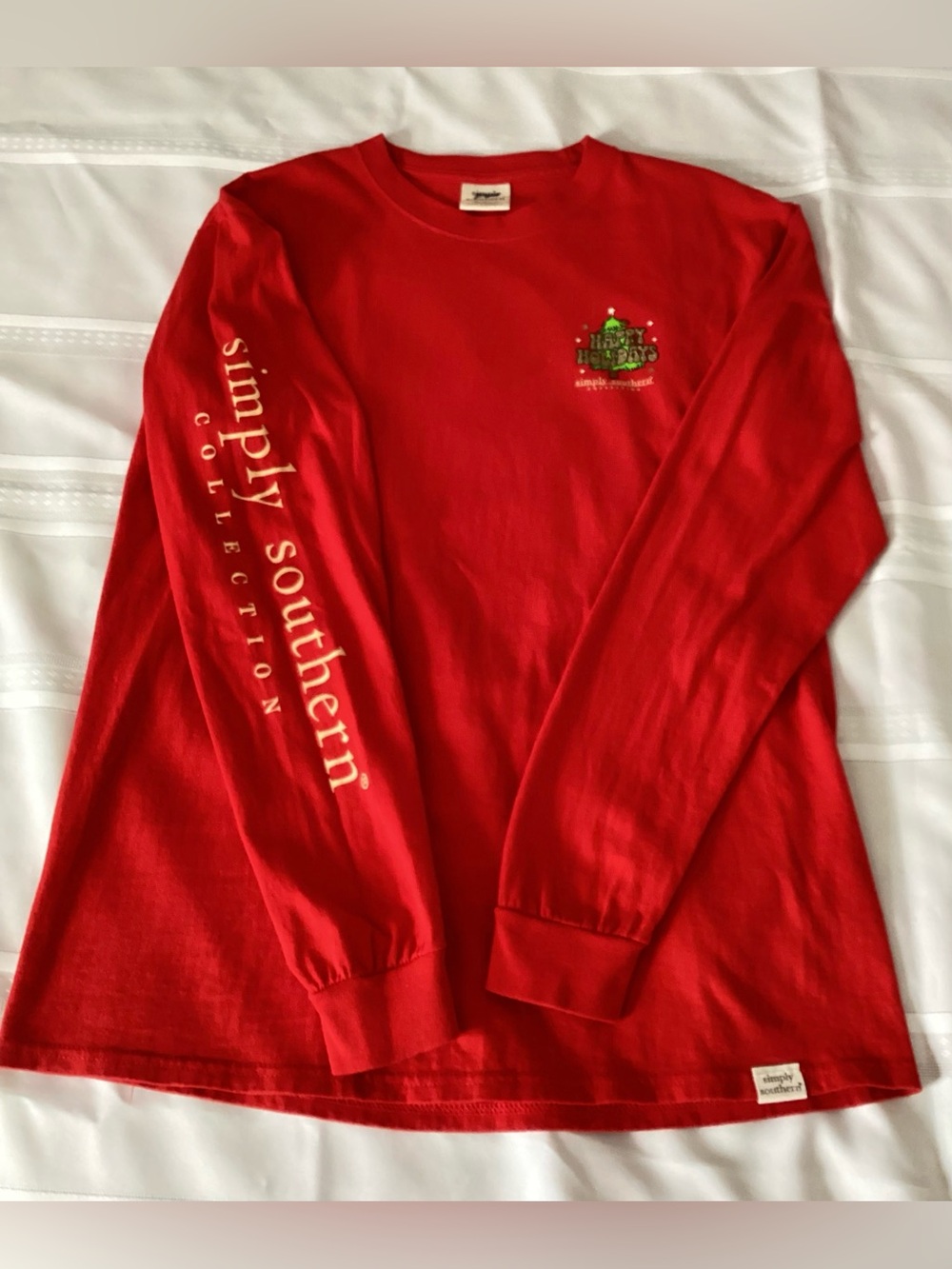 Simply Southern Collection ‘Don’t Stop Believing’ Graphic Long Sleeve Tee  M